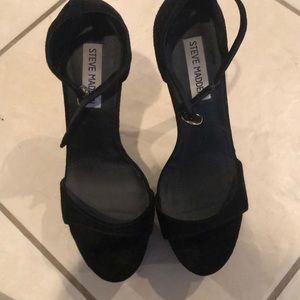 Steve Madden suede heels.